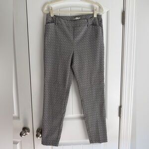 Chico's Geometric Black and White Pants